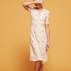 Reformation Abigail Dress - Cherry Print NWT
